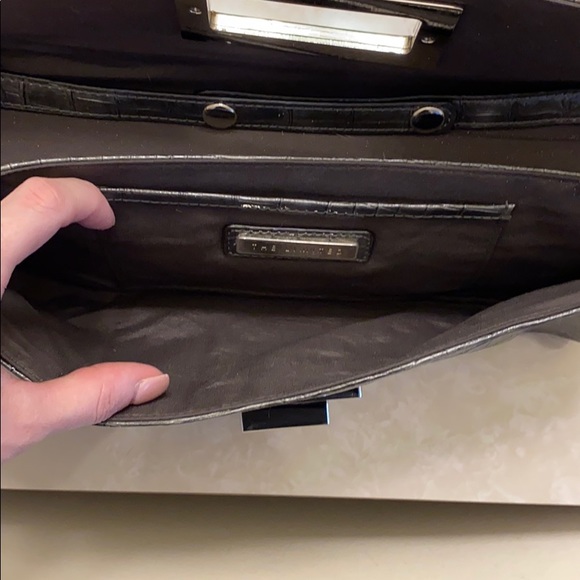 Gray Alligator Skin Small Bag - Picture 4 of 6